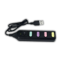 Preview: USB Hub mit 4 Ports für Laptop und PC zur Erweiterung von USB-Anschlüssen