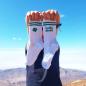 Preview: Detailaufnahme der verstärkten Polstersohle der Pegada Sportsocken für bessere Dämpfung.