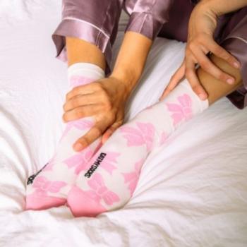Preview: Dreamy Bow Socken rosa